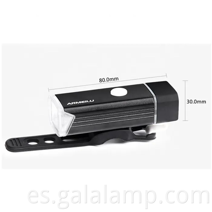 USB Luz trasera de bicicleta recargable con función de linterna versátil